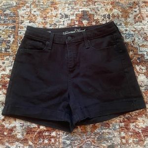Black high waisted shorts